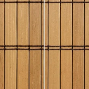 Rullgardin i bambu 140x160 cm, naturlig ljusfiltrerande fönsterskärm