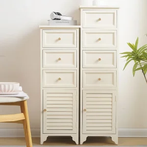 Modern smal byrå med 5 lådor för sovrum och vardagsrum