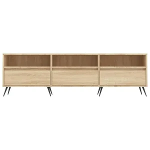 TV-bänk Sonoma ek 150 x 30 x 44,5 cm i konstruerat trä