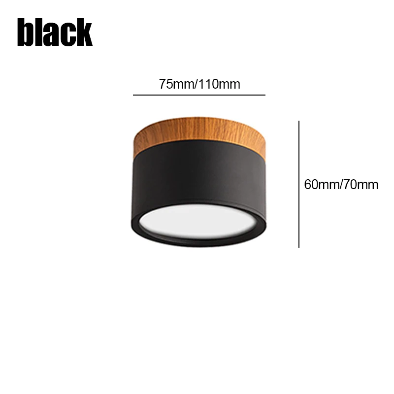 LED takspotlight 5W–15W, nordisk ytmonterad taklampa med dimmer 10 LED takspotlight 5W–15W, nordisk ytmonterad taklampa med dimmer - Bild 10