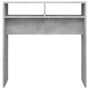 Modern konsolbord i grå ton 78x30x80 cm för hall och vardagsrum