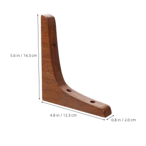 Sturdy wood shelf bracket L-formad hörnbeslag för vägghylla