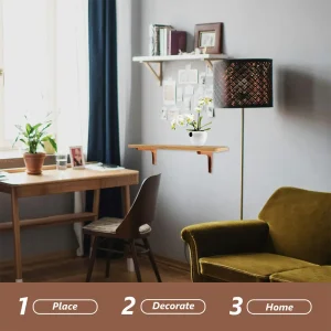 Sturdy wood shelf bracket L-formad hörnbeslag för vägghylla