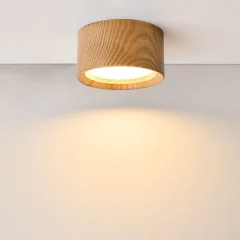 GX53 taklampa i trä med LED, 220V för vardagsrum och korridor 37 GX53 taklampa i trä med LED, 220V för vardagsrum och korridor