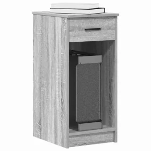Computer cabinet med låda för PC-torn och kabelförvaring