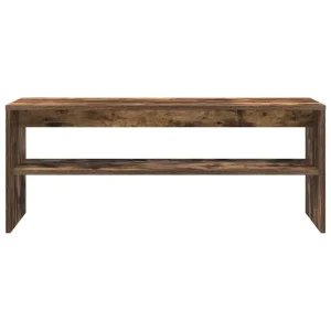 TV-bänk i rökt ek 100x40x40 cm, modern förvaring