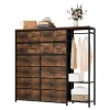 Brown - 16 Drawers