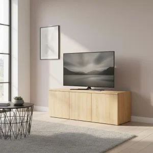 TV-bänk Sonoma ek 80x34x30 cm i konstruerat trä