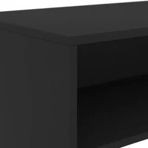 TV-bänk i svart och Sonoma ek, 120 x 40 x 40 cm
