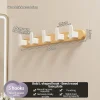 wood L white 5hooks