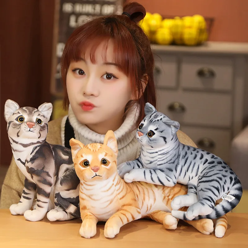 MIAOOWA kattgosedjur 29 cm – amerikansk korthårskatt eller siamesisk katt 6 MIAOOWA kattgosedjur 29 cm – amerikansk korthårskatt eller siamesisk katt - Bild 6