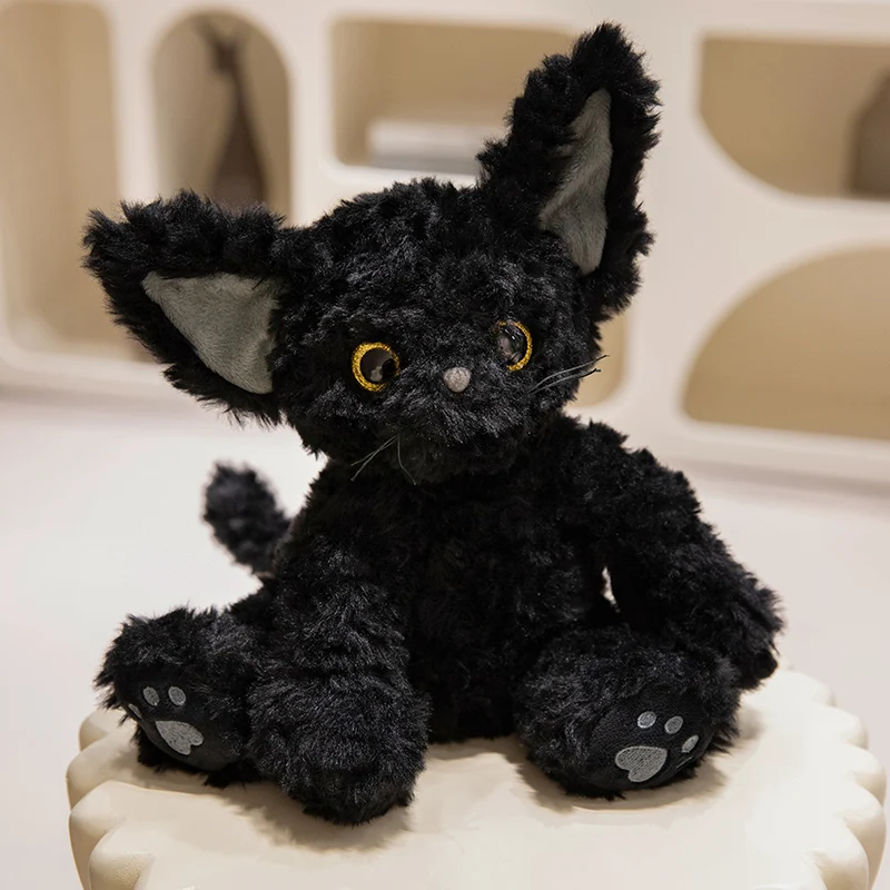 KUKI CAT Black Cat gosedjur i kawaii-stil, 30 eller 40 cm 9 KUKI CAT Black Cat gosedjur i kawaii-stil, 30 eller 40 cm - Bild 9