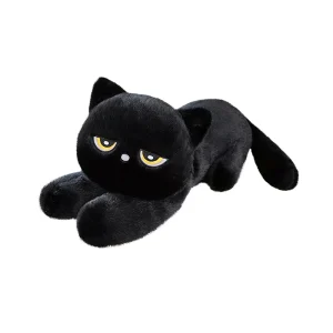 Kattplyschkudde 60 cm med sovande kattdesign – mjuk soffkudde 13 Kattplyschkudde 60 cm med sovande kattdesign – mjuk soffkudde