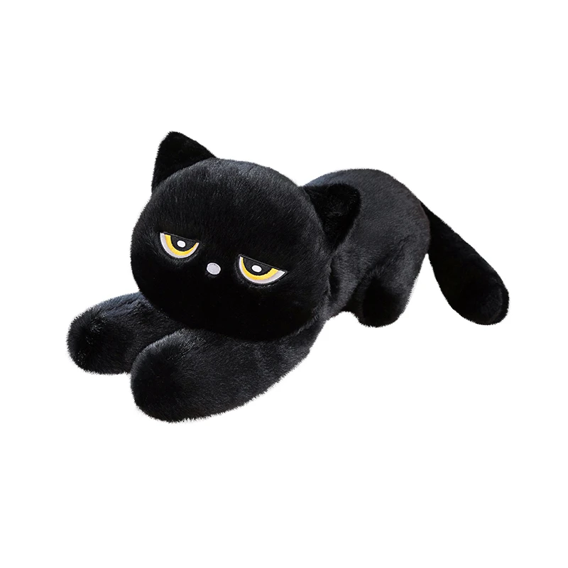 Kattplyschkudde 60 cm med sovande kattdesign – mjuk soffkudde 5 Kattplyschkudde 60 cm med sovande kattdesign – mjuk soffkudde - Bild 5