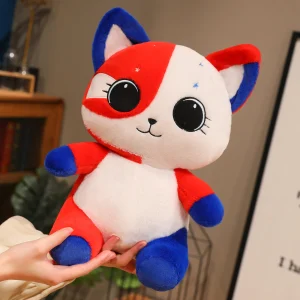 pangcangshu blå kattkudde i plysch – soffkudde 35/45 cm 10 pangcangshu blå kattkudde i plysch – soffkudde 35/45 cm