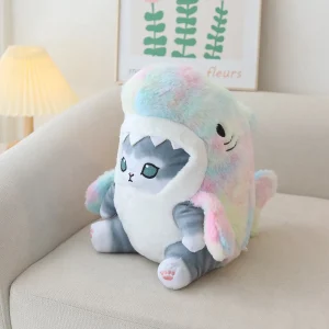 gegemuchen Shark Cat-gosedjur i hajdräkt – 20 eller 33 cm 16 gegemuchen Shark Cat-gosedjur i hajdräkt – 20 eller 33 cm