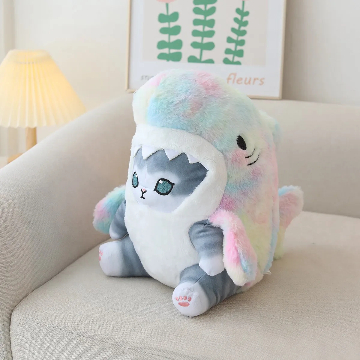 gegemuchen Shark Cat-gosedjur i hajdräkt – 20 eller 33 cm 8 gegemuchen Shark Cat-gosedjur i hajdräkt – 20 eller 33 cm - Bild 8