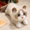 Fluffigt kattgosedjur 40 cm med röstfunktion – vit, svart, brun eller grå 19 Fluffigt kattgosedjur 40 cm med röstfunktion – vit, svart, brun eller grå