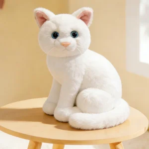 YUZHINUO realistiskt kattgosedjur 20–26 cm – flera färgvarianter 32 YUZHINUO realistiskt kattgosedjur 20–26 cm – flera färgvarianter