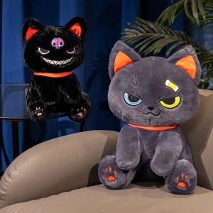 Alternative view of Yobush Evil Pirate Cat katgosedjur 33/43 cm – mörk Halloween-design