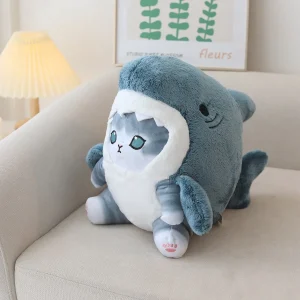 gegemuchen Shark Cat-gosedjur i hajdräkt – 20 eller 33 cm 15 gegemuchen Shark Cat-gosedjur i hajdräkt – 20 eller 33 cm