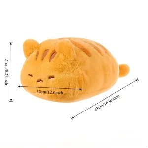 Orange kattgosedjur och plyschkudde i kawaii-stil – 13 eller 43 cm 16 Orange kattgosedjur och plyschkudde i kawaii-stil – 13 eller 43 cm