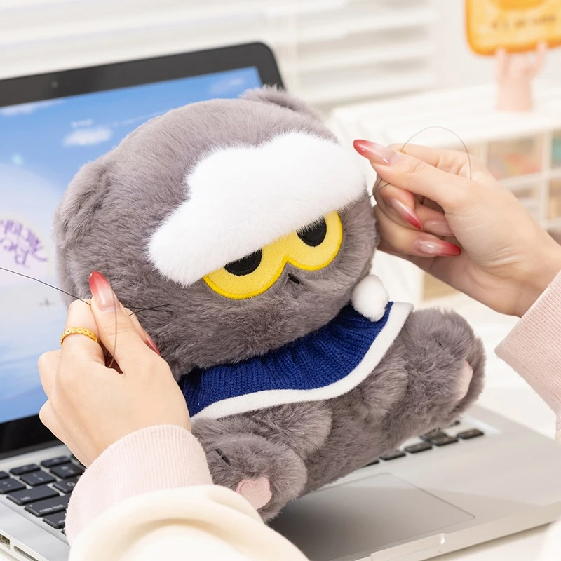 G-dragon Cat Cloud Cat gosedjur 15–19 cm i grått med väskhänge 6 G-dragon Cat Cloud Cat gosedjur 15–19 cm i grått med väskhänge - Bild 6