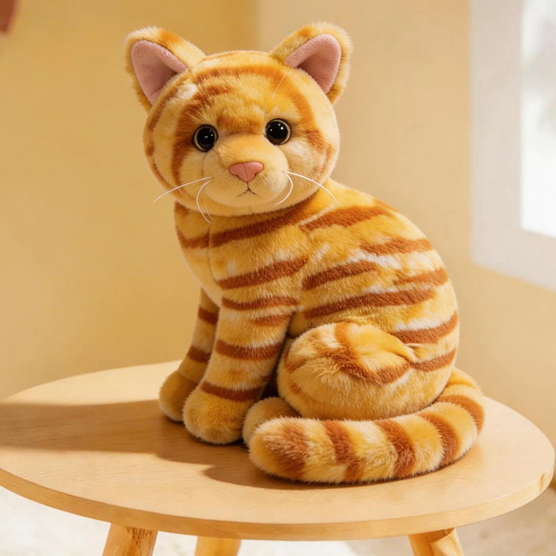 YUZHINUO realistiskt kattgosedjur 20–26 cm – flera färgvarianter 10 YUZHINUO realistiskt kattgosedjur 20–26 cm – flera färgvarianter - Bild 10