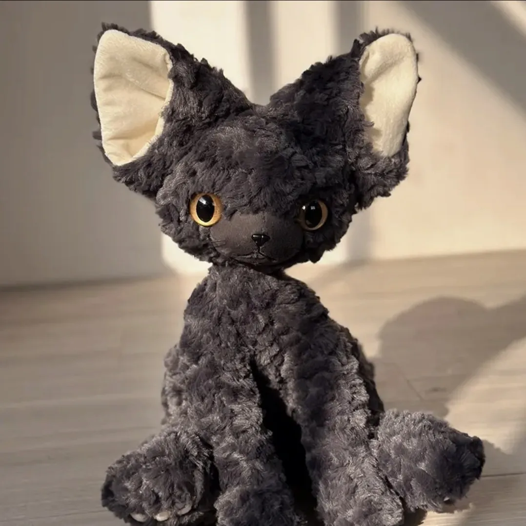 KUKI CAT Black Cat gosedjur i kawaii-stil, 30 eller 40 cm 5 KUKI CAT Black Cat gosedjur i kawaii-stil, 30 eller 40 cm - Bild 5