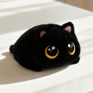 Kattgosedjur 15 cm – rund mjuk design med sex färgalternativ