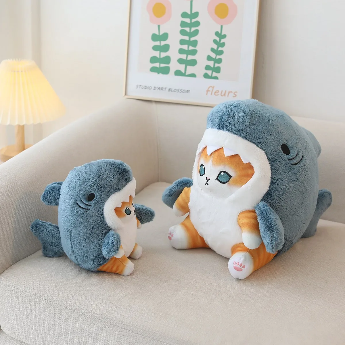 gegemuchen Shark Cat-gosedjur i hajdräkt – 20 eller 33 cm 3 gegemuchen Shark Cat-gosedjur i hajdräkt – 20 eller 33 cm - Bild 3