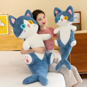 Alternative view of LKCOMO Shark Cat-gosedjur 50 eller 85 cm – plyschkudde