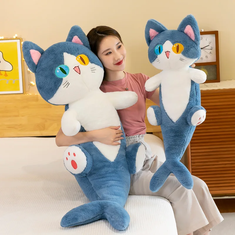 LKCOMO Shark Cat-gosedjur 50 eller 85 cm – plyschkudde 2 LKCOMO Shark Cat-gosedjur 50 eller 85 cm – plyschkudde - Bild 2
