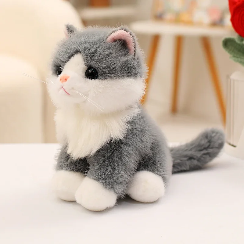MIAOOWA kattgosedjur 20 cm i plysch – dekorativ katt i flera färger 8 MIAOOWA kattgosedjur 20 cm i plysch – dekorativ katt i flera färger - Bild 8