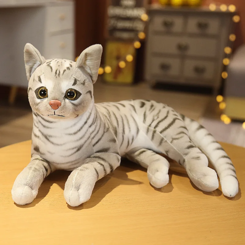 MIAOOWA kattgosedjur 29 cm – amerikansk korthårskatt eller siamesisk katt 2 MIAOOWA kattgosedjur 29 cm – amerikansk korthårskatt eller siamesisk katt - Bild 2