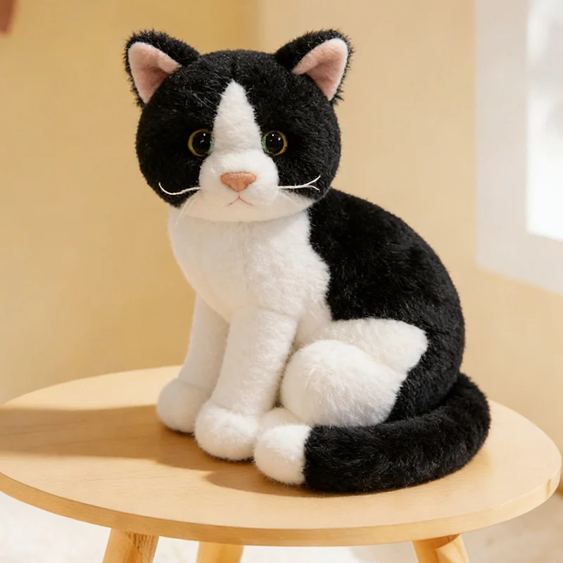 YUZHINUO realistiskt kattgosedjur 20–26 cm – flera färgvarianter 13 YUZHINUO realistiskt kattgosedjur 20–26 cm – flera färgvarianter - Bild 13