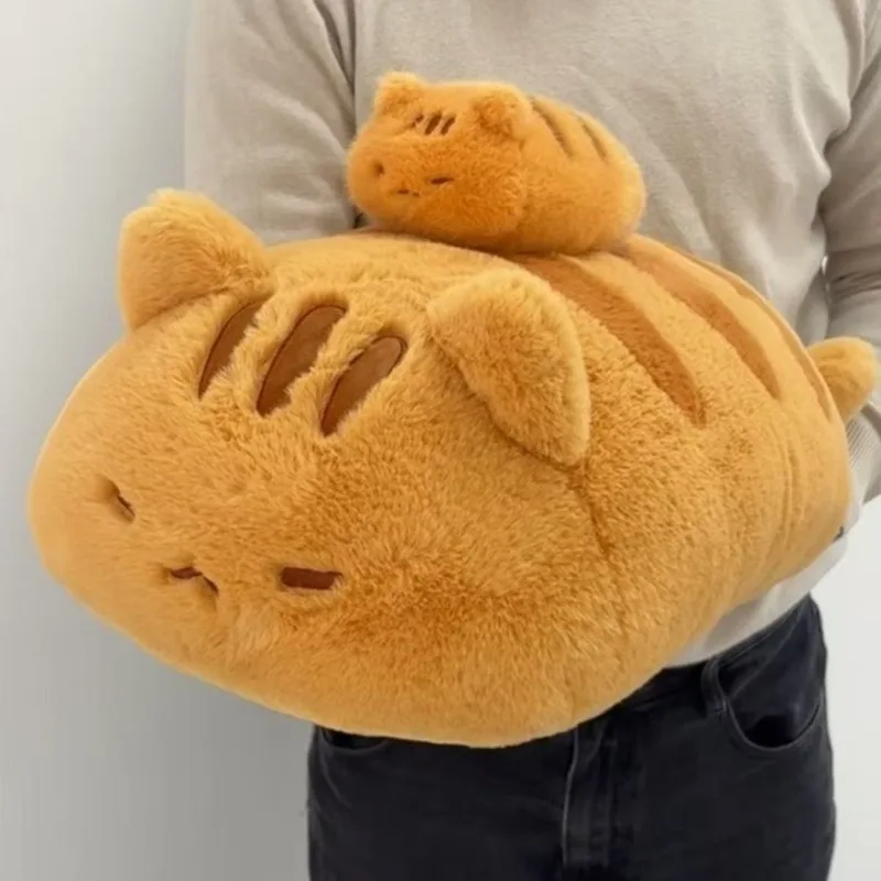 Orange kattgosedjur och plyschkudde i kawaii-stil – 13 eller 43 cm 5 Orange kattgosedjur och plyschkudde i kawaii-stil – 13 eller 43 cm - Bild 5