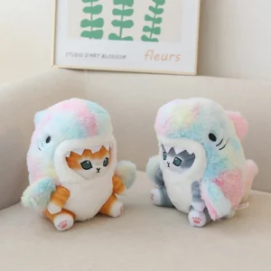 gegemuchen Shark Cat-gosedjur i hajdräkt – 20 eller 33 cm 12 gegemuchen Shark Cat-gosedjur i hajdräkt – 20 eller 33 cm
