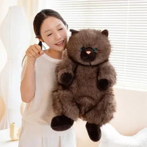 Yobush kattgosedjur i plysch – välj färg och storlek 28, 40 eller 50 cm
