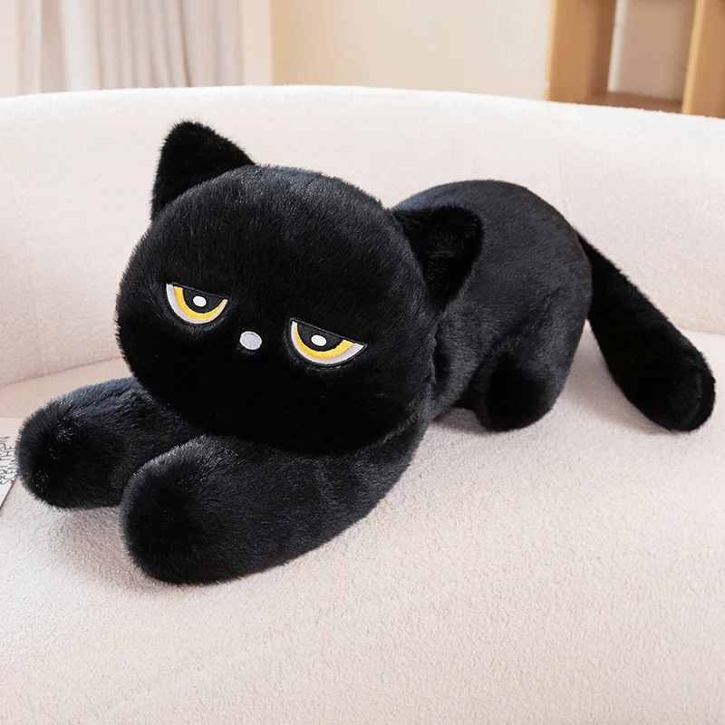 Kattplyschkudde 60 cm med sovande kattdesign – mjuk soffkudde 9 Kattplyschkudde 60 cm med sovande kattdesign – mjuk soffkudde - Bild 9