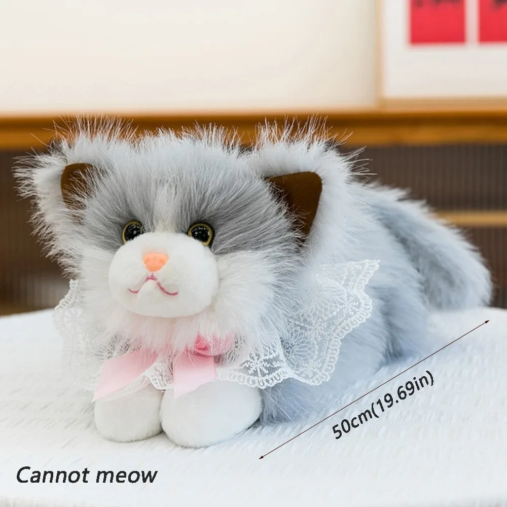 Kattgosedjur 40 cm med röstfunktion, fluffig plysch och realistisk design 13 Kattgosedjur 40 cm med röstfunktion, fluffig plysch och realistisk design - Bild 13
