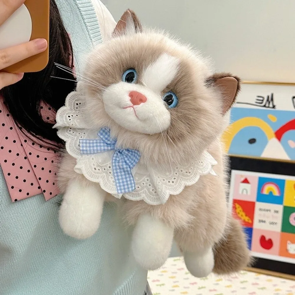 Kattgosedjur 40 cm med röstfunktion, fluffig plysch och realistisk design 7 Kattgosedjur 40 cm med röstfunktion, fluffig plysch och realistisk design - Bild 7
