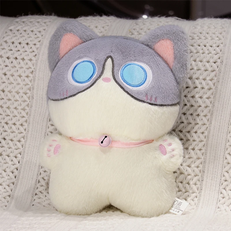 Bell Cat kattplyschkudde 40 cm – mjuk plysch med PP-fyllning 8 Bell Cat kattplyschkudde 40 cm – mjuk plysch med PP-fyllning - Bild 8