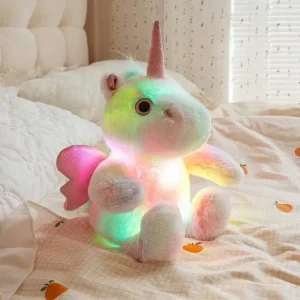 The Latest Luminous Unicorn Horse Kawaii Plush Toy Figurine Doll Cartoon Anime Cute Companion Sleeping Children Gift Doll 9 The Latest Luminous Unicorn Horse Kawaii Plush Toy Figurine Doll Cartoon Anime Cute Companion Sleeping Children Gift Doll