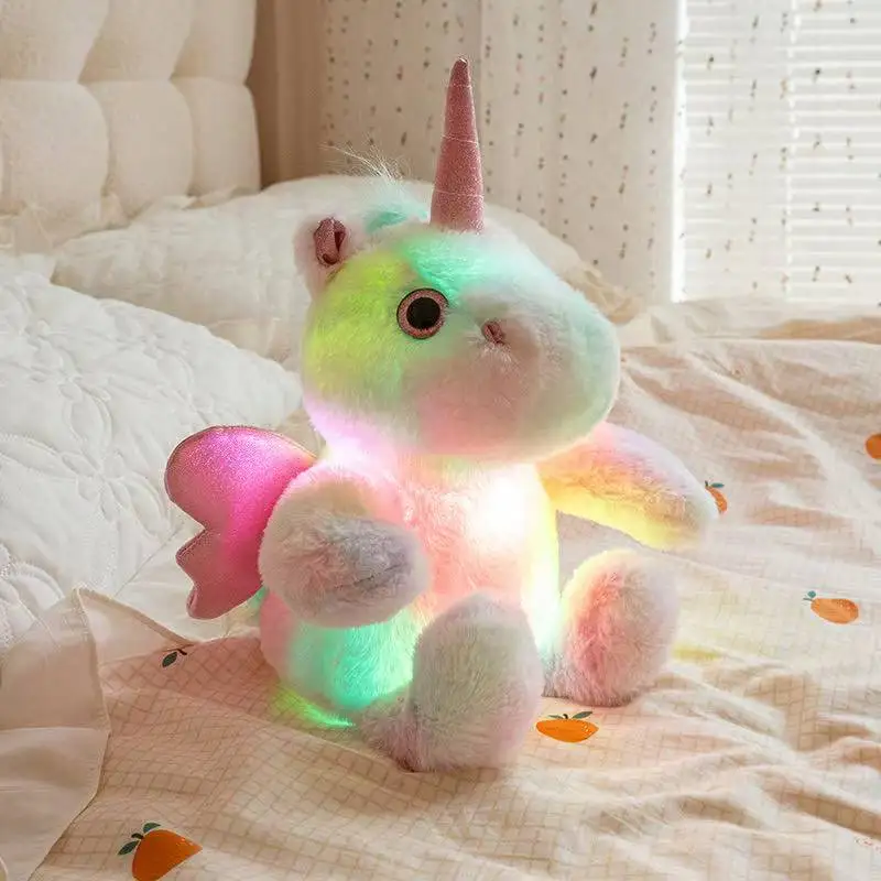 The Latest Luminous Unicorn Horse Kawaii Plush Toy Figurine Doll Cartoon Anime Cute Companion Sleeping Children Gift Doll 3 The Latest Luminous Unicorn Horse Kawaii Plush Toy Figurine Doll Cartoon Anime Cute Companion Sleeping Children Gift Doll - Bild 3