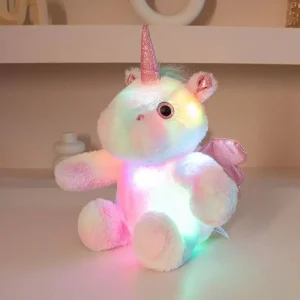 The Latest Luminous Unicorn Horse Kawaii Plush Toy Figurine Doll Cartoon Anime Cute Companion Sleeping Children Gift Doll 11 The Latest Luminous Unicorn Horse Kawaii Plush Toy Figurine Doll Cartoon Anime Cute Companion Sleeping Children Gift Doll