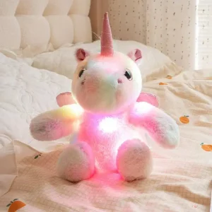 The Latest Luminous Unicorn Horse Kawaii Plush Toy Figurine Doll Cartoon Anime Cute Companion Sleeping Children Gift Doll 12 The Latest Luminous Unicorn Horse Kawaii Plush Toy Figurine Doll Cartoon Anime Cute Companion Sleeping Children Gift Doll