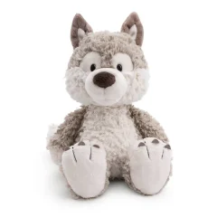 Wolf gosedjur, söt och tecknad style, stil mjukisdocka höjd, 25–50 cm