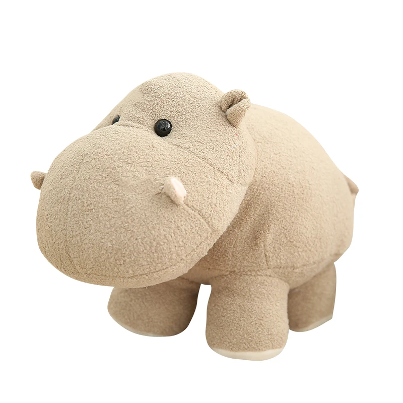 Elefant gosedjur, tecknad och mjuk, hippo flodhästfigur stoppad djurleksak, 20–35 cm 6 Elefant gosedjur, tecknad och mjuk, hippo flodhästfigur stoppad djurleksak, 20–35 cm - Bild 6