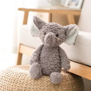 Mjukt kanin gosedjur med långa ben i grå tecknad stil, som björn, hund, elefant eller enhörning 29 Mjukt kanin gosedjur med långa ben i grå tecknad stil, som björn, hund, elefant eller enhörning